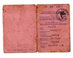 Tüddern : Dauerberchtigung zum Aufenthalt 1947., Paspoort, Gebruikt, Verzenden