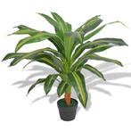 Kunstplant kamerplant dracena met pot 90 cm GRATIS BEZORGD!, Huis en Inrichting, Verzenden, Nieuw