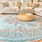 Vintage de luxe - pastel xxl vloerkleed - fotoshoot, Ophalen, Rond, 200 cm of meer, Zo goed als nieuw