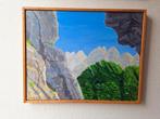 Berglandschap Acryl Schilderij - Handgemaakt, Ophalen of Verzenden