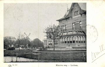 Nieuwe weg - Lochem. - molen - 1908 gelopen beschikbaar voor biedingen