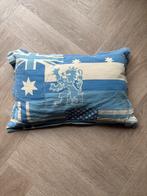 Lifestyle Blauw sierkussen met uniek design, Ophalen of Verzenden, Zo goed als nieuw, Blauw, Rechthoekig