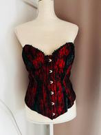 Zeer mooi corset Punk rave xl ALS NIEUW GRATIS VERZENDEN, Ophalen, Nieuw, Maat 46/48 (XL) of groter, Zwart