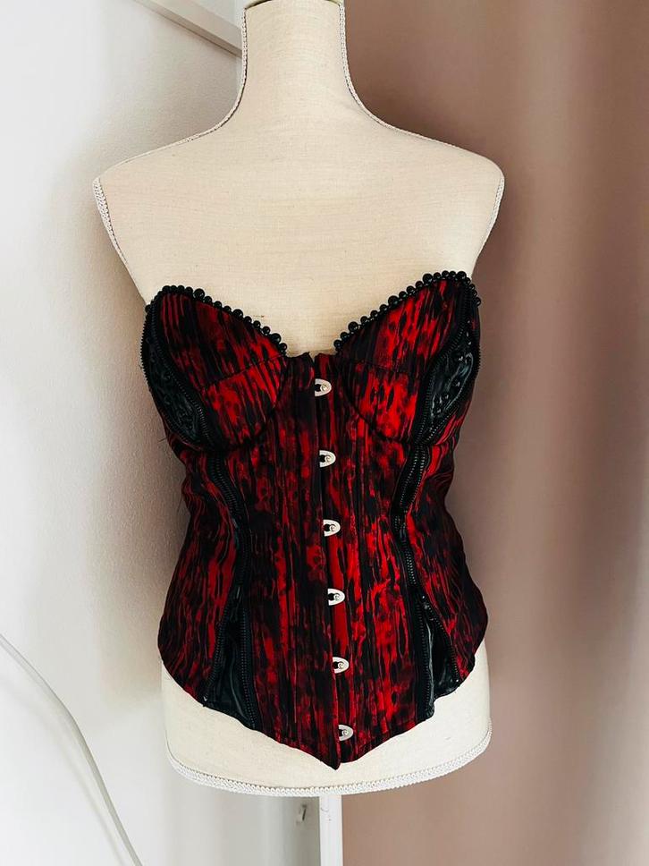 Zeer mooi corset Punk rave xl ALS NIEUW GRATIS VERZENDEN, Kleding | Dames, Jasjes, Kostuums en Pakken, Nieuw, Maat 46/48 (XL) of groter