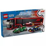 Lego City 60445 F1 truck met RB20 en AMR24 F1 auto's NIEUW, Ophalen of Verzenden, Nieuw, Complete set, Lego
