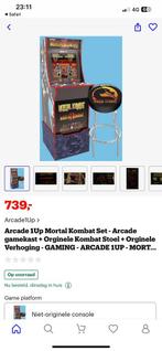Arcade 1up mortal kombat set + kruk / midway, Verzamelen, Ophalen of Verzenden, Zo goed als nieuw