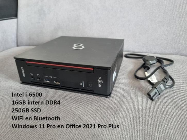 Mini PC | i5-6500 | 8GB | 250GB SSD | W11+O2024, Computers en Software, Desktop Pc's, Zo goed als nieuw, 3 tot 4 Ghz, SSD, 16 GB