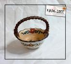 Vintage aardewerken mandje – 10 cm, Antiek en Kunst, Antiek | Keramiek en Aardewerk, Ophalen of Verzenden