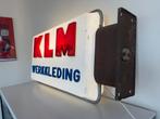 KLM oude reclame lichtbak, Gebruikt, Lichtbak of (neon) lamp, Ophalen of Verzenden, Nvt