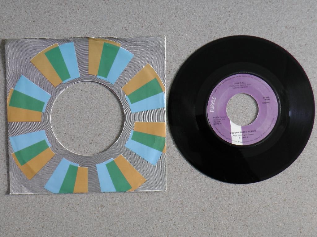 Roger Glover - Love is all VINYL SINGLE, Cd's en Dvd's, Vinyl Singles, Gebruikt, Single, Pop, 7 inch, Ophalen of Verzenden