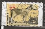 S- Ned. gestempeld Alkmaar op prehistorische zebra, Postzegels en Munten, Ophalen of Verzenden, Na 1940, Gestempeld