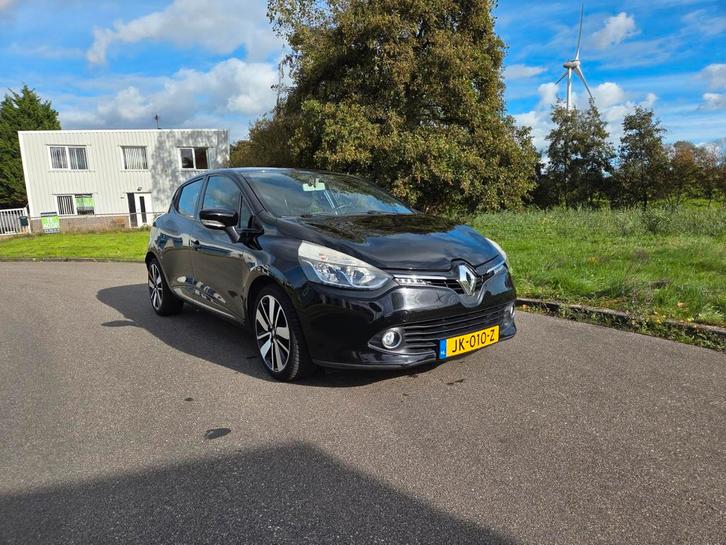 Renault Clio 0.9 TCE 90 5D ECO 2014 Zwart met Carplay, Auto's, Renault, Particulier, Clio, Achteruitrijcamera, Benzine, A, Hatchback