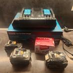 Makita Acculader met 4 accu's, Ophalen of Verzenden, Nieuw
