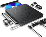 Bestberry 7-in-1 Externe DVD & CD Speler en Brander, Computers en Software, Optische drives, Dvd, Nieuw, Extern, MacOS