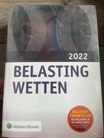 Belastingwetten - pocketeditie 2022, Ophalen of Verzenden, Zo goed als nieuw