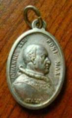 Oud zilveren medaille met paus Johannes XXIII, Pont Max., Zilver, Buitenland, Verzenden