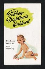 Brochure Inenting tegen Pokken Diphtherie Kinkhoest Drenthe., Ophalen of Verzenden, Zo goed als nieuw
