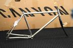 Stalen Mountainbike MTB frame en voorvork 26 inch, Fietsen en Brommers, Fietsonderdelen, Ophalen, Frame, Gebruikt, Mountainbike