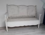Brocante klepbank 140 cm, Ophalen, Tweepersoons, Minder dan 150 cm