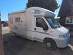 Adriatik 590 ds ,Fiat Ducato 2.8 jtd bj 2002 airco, Caravans en Kamperen, Luifel, Ringverwarming, Fiat, Treinzit