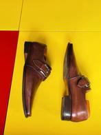 Santoni gesp Schoenen met Cognac kleur maat 6/5 (40/5), Bruin, Verzenden, Santoni, Gespschoenen