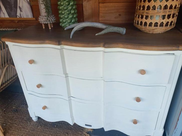 Grote zware ladekast Japandi stijl, Huis en Inrichting, Kasten | Ladekasten, Zo goed als nieuw, Minder dan 100 cm, 50 tot 75 cm