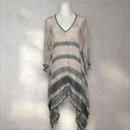 Johnny Was Beige Green Rayon Boho Kaftan Tunic  Hem Size S, Ophalen of Verzenden, Zo goed als nieuw, Maat 38/40 (M), Beige