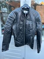 Leuke ‘nep’ leren jas - maat large unisex, Kleding | Heren, Maat 52/54 (L), Zwart, Ophalen of Verzenden, Zo goed als nieuw