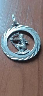 Vintage zilveren hanger sterrenbeeld Boogschutter, Ophalen of Verzenden, Zilver, Hanger