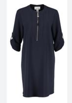 Joseph Ribkoff prachtig losse jurk met oprolmouw mt 48, Kleding | Dames, Jurken, Blauw, Ophalen of Verzenden, Zo goed als nieuw