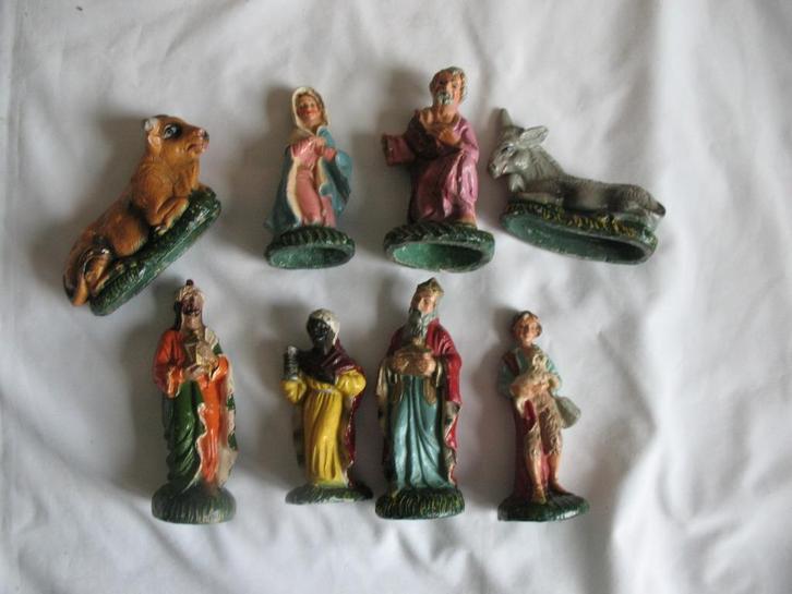 Set van een Kerst Groep * Puur Vintage ( 1960 ), Diversen, Kerst, Ophalen of Verzenden