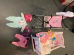 Baby born spullen/wieg/buggy, Ophalen, Zo goed als nieuw, Babypop