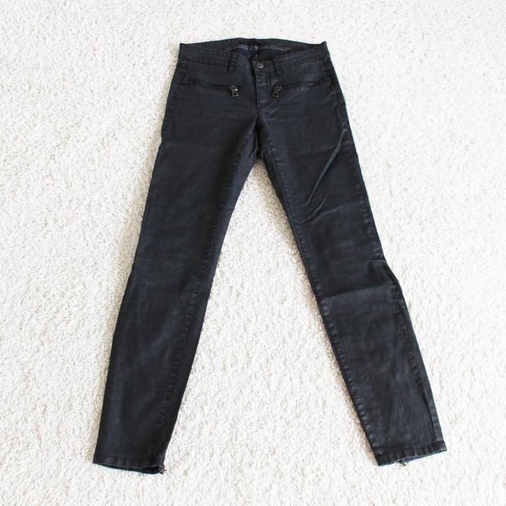 Zwarte Set Broek (Maat 36) - 34 € 20,-, Kleding | Dames, Broeken en Pantalons, Zo goed als nieuw, Maat 36 (S), Zwart, Lang, Ophalen of Verzenden