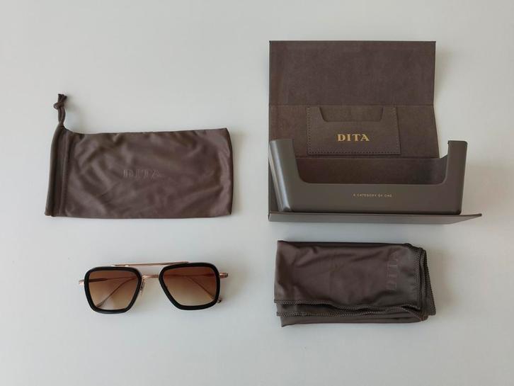 Dita Flight 006X, Sieraden, Tassen en Uiterlijk, Zonnebrillen en Brillen | Heren, Zo goed als nieuw, Overige merken, Ophalen of Verzenden