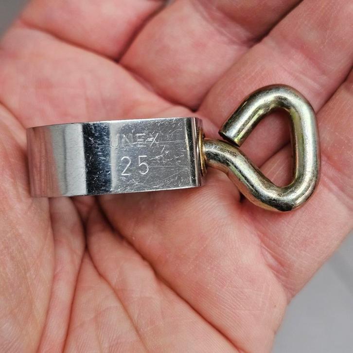 Buisklem met schroef 25mm + 22mm, Caravans en Kamperen, Tentaccessoires, Ophalen of Verzenden