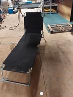 Strandstoel / Ligstoel met zonnescherm, Ophalen of Verzenden, Gebruikt, Metaal, Verstelbaar