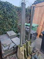 Hekwerk paal 3st., Tuin en Terras, Ophalen, Gebruikt, IJzer, Overige typen