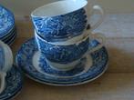 Servies Engels blauw, Liberty Blue, HISTORIC COLONIAL SCENES, Ophalen of Verzenden