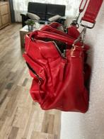 Rode leren cowboytas maat 47  28, Sieraden, Tassen en Uiterlijk, Tassen | Reistassen en Weekendtassen, 40 tot 60 cm, Minder dan 35 cm