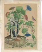 Frans Everbag aquatint "Stilleven Chinese Vaas met Bloemen", Antiek en Kunst, Kunst | Etsen en Gravures, Ophalen
