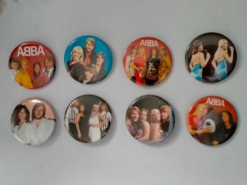 Abba Agnetha Benny Bjorn Anni-Frid muziek buttons vintage beschikbaar voor biedingen