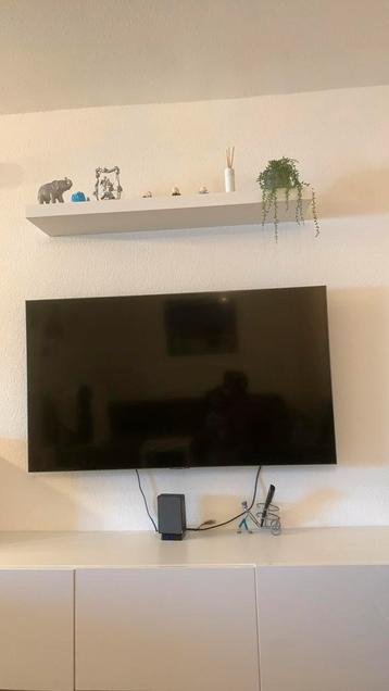Wand Plankje hooglans wit
