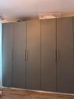 5 Ikea PAX deuren (groen) met grepen, 200 cm of meer, Zo goed als nieuw, 50 tot 75 cm, 50 tot 100 cm