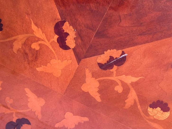 Klassieke Salontafel met Inlegwerk, Huis en Inrichting, Tafels | Salontafels, Gebruikt, 50 tot 75 cm, 50 tot 100 cm, 100 tot 150 cm