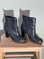 Tommy Hilfiger Laarzen - Maat 38, Zwart, Lage of Enkellaarzen, Ophalen of Verzenden, Gedragen