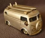 model 1/43  VOLKSWAGEN Surfvan bus BULLI   met quartz klokje, Ophalen of Verzenden, Zo goed als nieuw, Auto, Overige merken