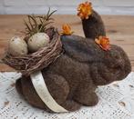 Gepimpte flock haas / konijn, eieren & bloemen, PASEN, Diversen, Pasen, Gebruikt, -, -, Ophalen of Verzenden