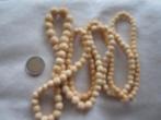 54.  Schitterende oude ketting,  130 cm,  celluloid, Ophalen, Overige materialen, Ketting
