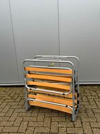 Opklapbaar logeerbed 80 x 190, Gebruikt, Eenpersoons, 80 cm, Metaal