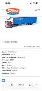 Gezocht: Tekno Heisterkamp, Hobby en Vrije tijd, Modelauto's | 1:50, Ophalen of Verzenden, Zo goed als nieuw, Bus of Vrachtwagen